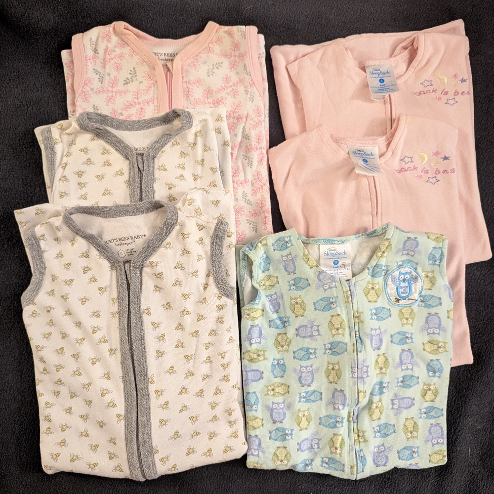 GUC Baby Sleep Sacks (6 x 0-6 Mo)